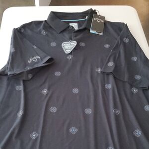 Callaway Black Polo Shirt Sporty Elegance